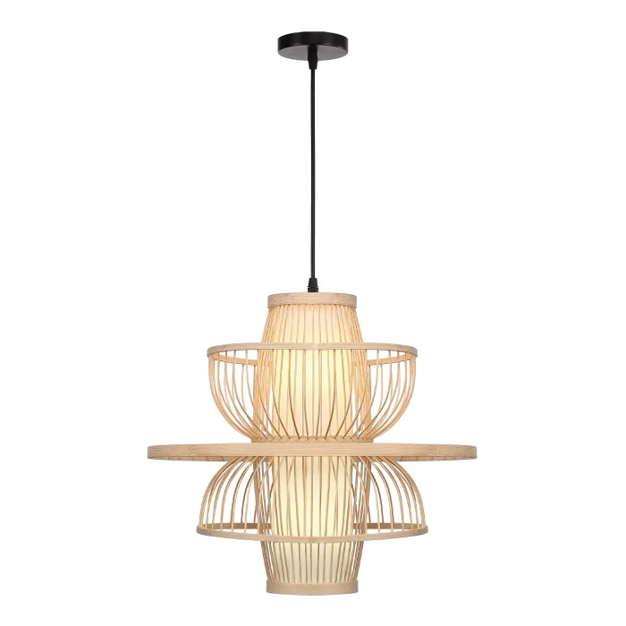 Светильник подвесной ST-Luce Древесный/Белый E27 1*40W SL6241.513.01