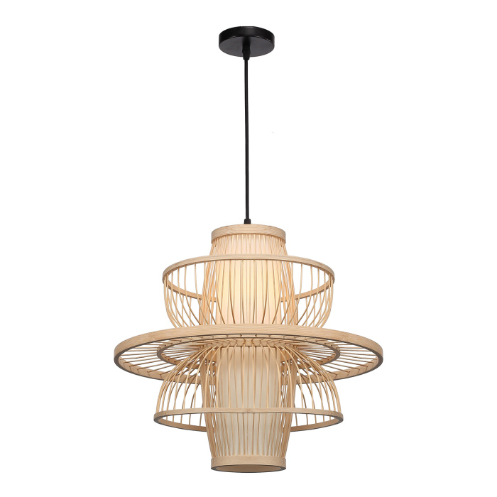 Светильник подвесной ST-Luce Древесный/Белый E27 1*40W SL6241.513.01