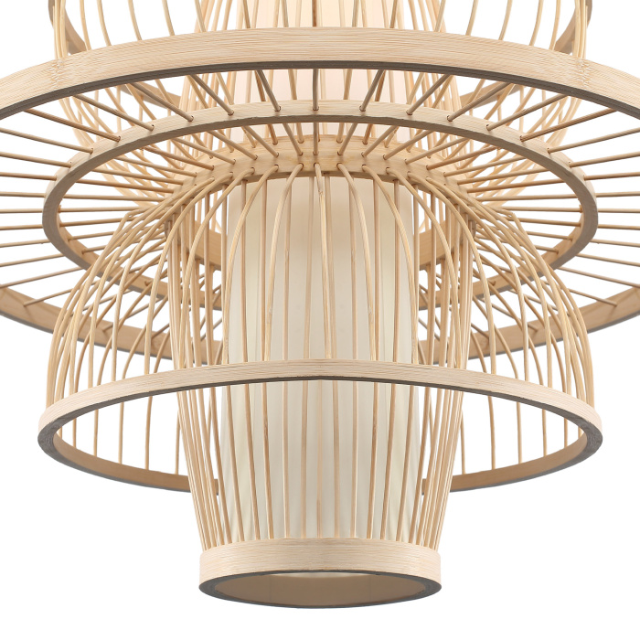 Светильник подвесной ST-Luce Древесный/Белый E27 1*40W SL6241.513.01