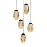 Подвесной светильник Delight Collection MD25090022 MD25090022-5A matt black/champagne