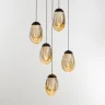 Подвесной светильник Delight Collection MD25090022 MD25090022-5A matt black/champagne