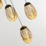 Подвесной светильник Delight Collection MD25090022 MD25090022-5A matt black/champagne