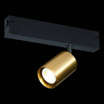 Светильник трековый Золотистый GU10 1*50W IP20 L82xW70xH172 180-240V Без ламп ST505.206.01