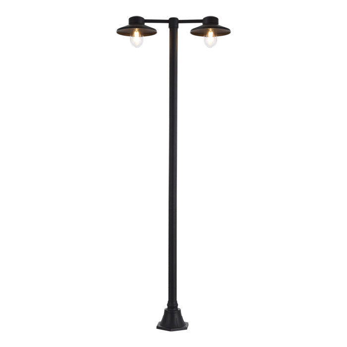 Светильник уличный напольный ST-Luce темно-серый E27 2*60W SL9542.705.02