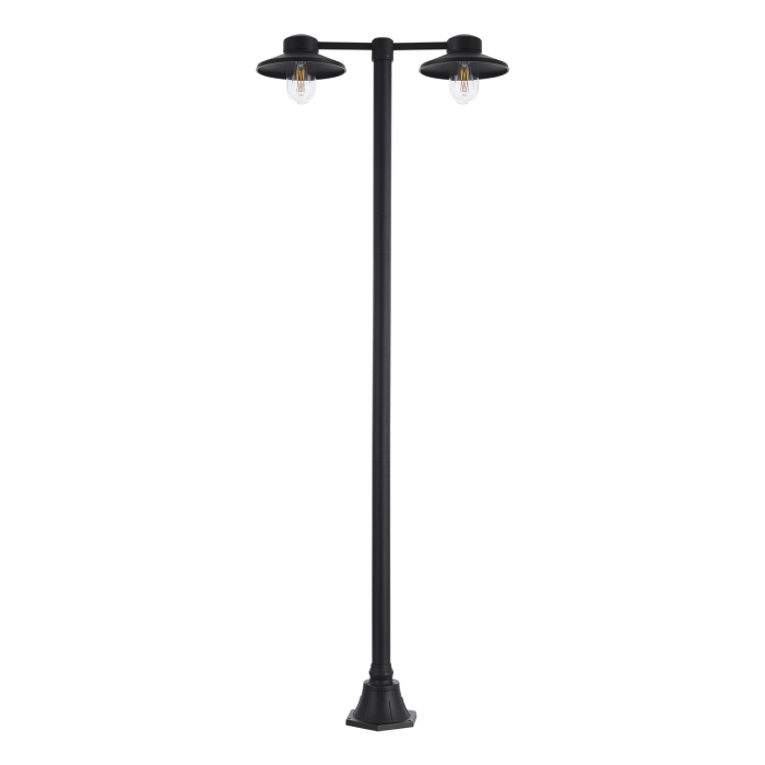 Светильник уличный напольный ST-Luce темно-серый E27 2*60W SL9542.705.02