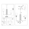 Люстра на штанге Ambrella Light High Light LH56215