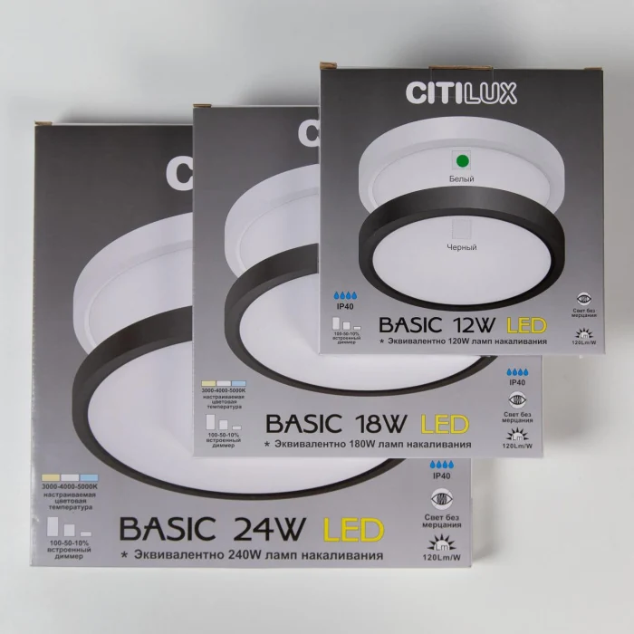 Светильник потолочный Citilux Бейсик CL738180V