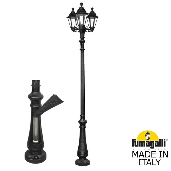 Садово-парковый светильник Fumagalli NEBO BISSO/RUT 3L E26.202.S30.AXE27