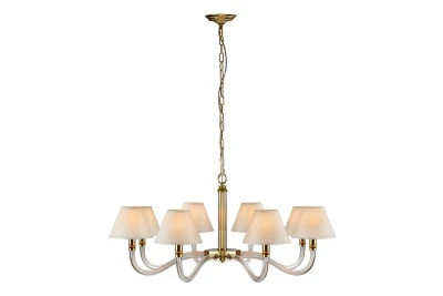 Подвесная люстра iLamp Amber YT2043-8 Золото+кофе