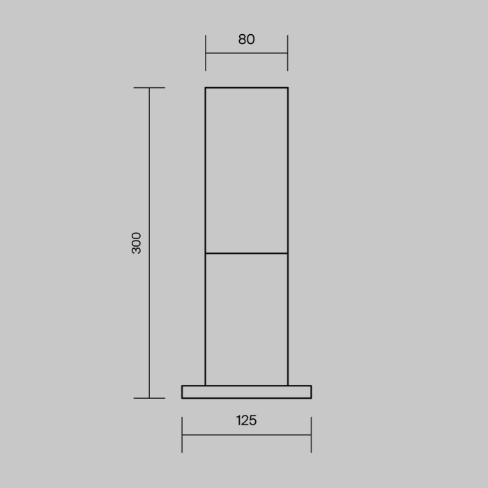 Садово-парковый светильник Maytoni Willis O418FL-01GR