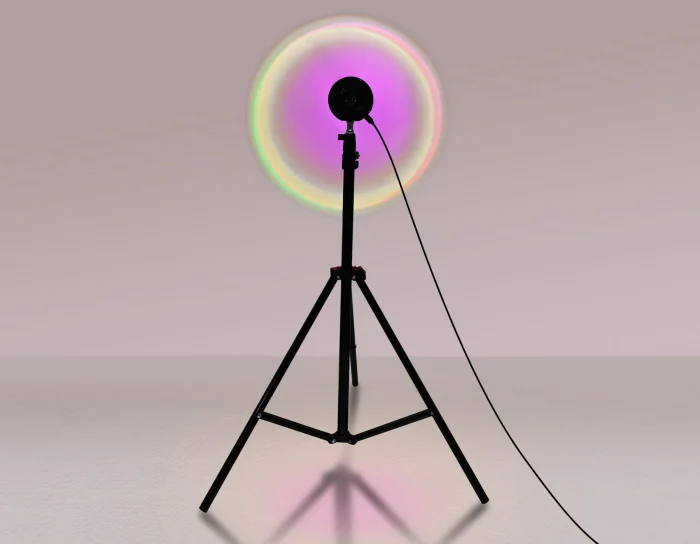 Атмосферная светодиодная настольная лампа с пультом Ambrella light DE8387