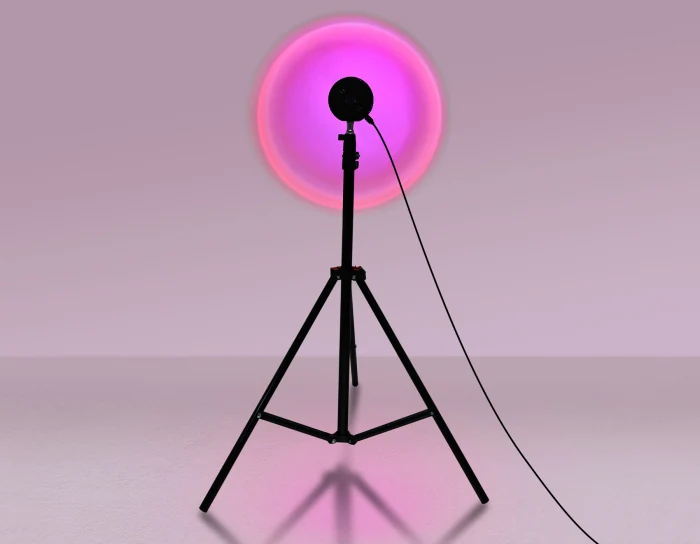 Атмосферная светодиодная настольная лампа с пультом Ambrella light DE8387