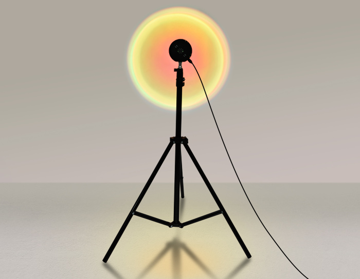 Атмосферная светодиодная настольная лампа с пультом Ambrella light DE8387