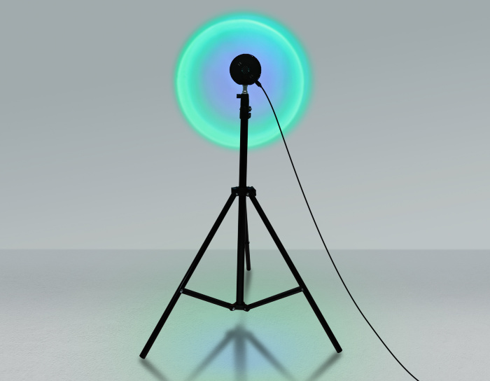 Атмосферная светодиодная настольная лампа с пультом Ambrella light DE8387