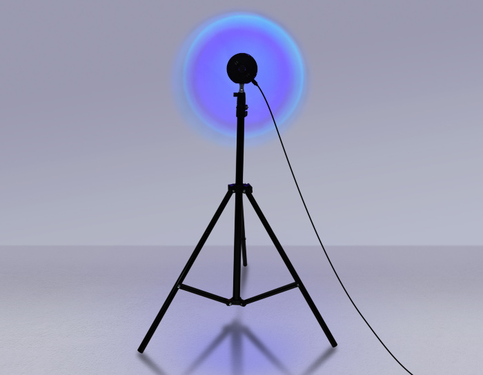 Атмосферная светодиодная настольная лампа с пультом Ambrella light DE8387