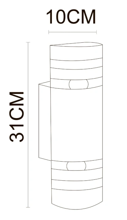 Уличный настенный светильник Arte Lamp METRO A8162AL-2BK