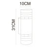 Уличный настенный светильник Arte Lamp METRO A8162AL-2BK