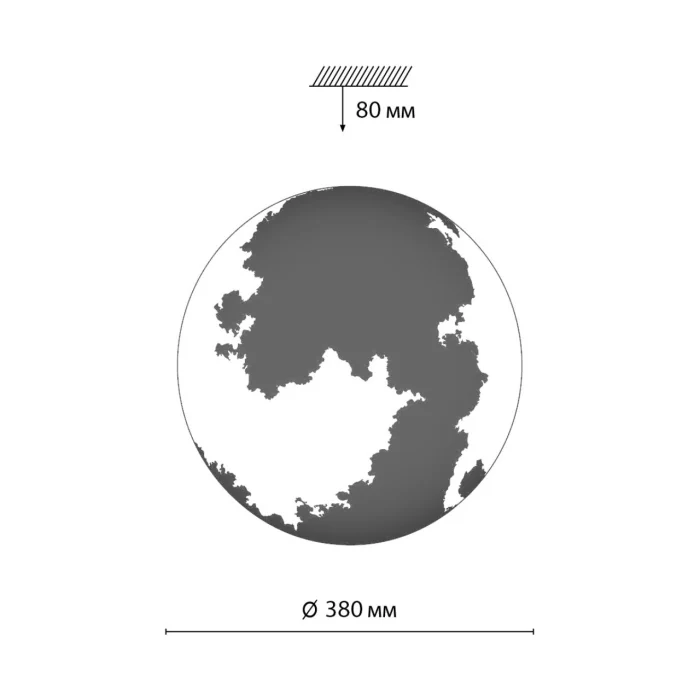 Настенно-потолочный светильник SONEX MON 3084/DL