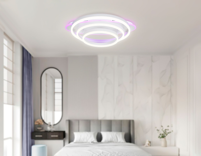 Потолочный светодиодный светильник с пультом Ambrella light FA8522