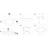 Потолочный светодиодный светильник с пультом Ambrella light FA8522
