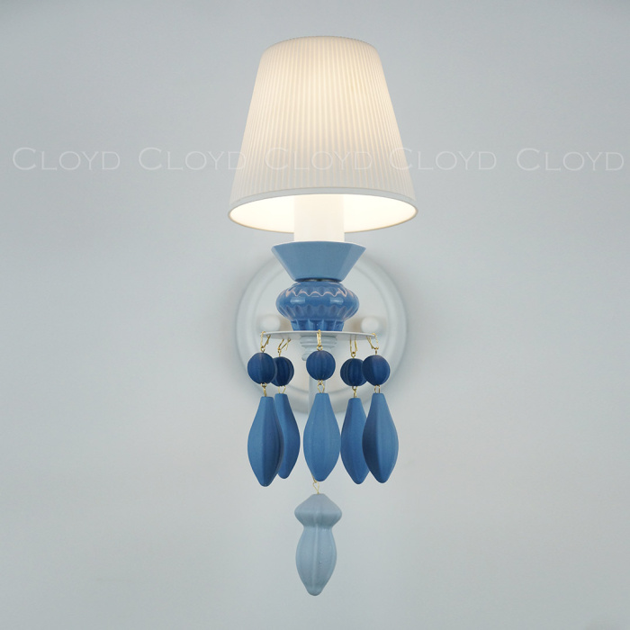 Бра Cloyd LOTTIE-D W1 - голубая керамика (арт.20412)