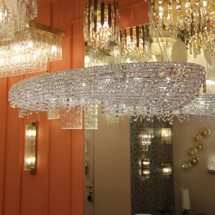 Люстра Cloyd HAYAO C16 / L120 см - хром (арт.10888)