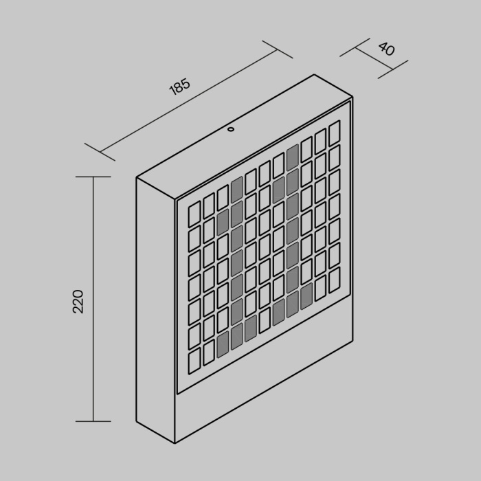 Светильник настенный Maytoni Outdoor O475WL-L10GF3K