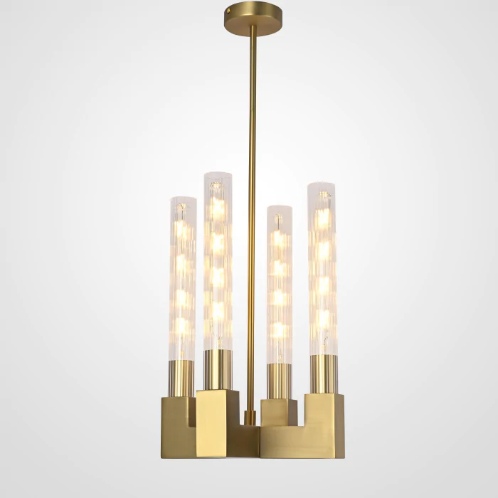 Люстра CANELLE Pendant lamp 4 Modern Brass ImperiumLoft