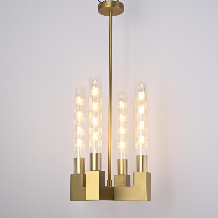 Люстра CANELLE Pendant lamp 4 Modern Brass ImperiumLoft