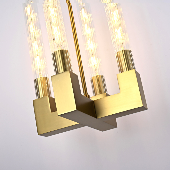 Люстра CANELLE Pendant lamp 4 Modern Brass ImperiumLoft