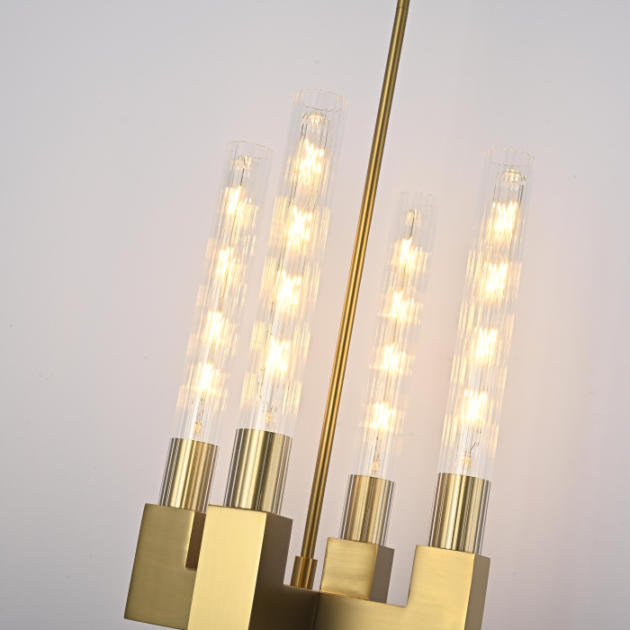 Люстра CANELLE Pendant lamp 4 Modern Brass ImperiumLoft