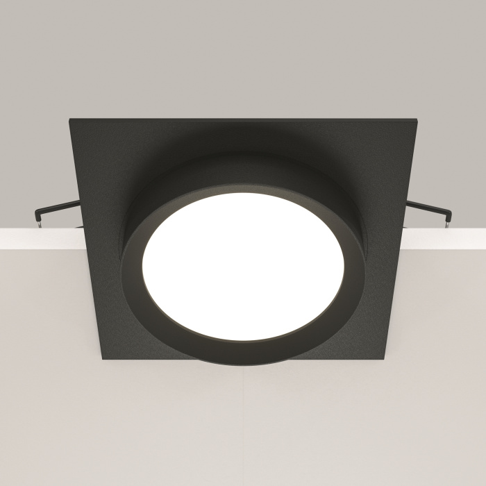 Встраиваемый светильник Maytoni Hoop DL086-GX53-SQ-B