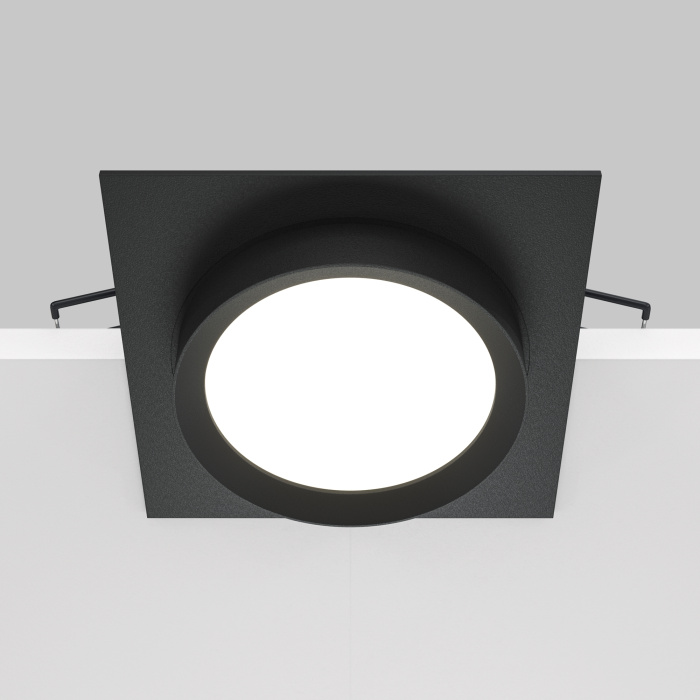 Встраиваемый светильник Maytoni Hoop DL086-GX53-SQ-B