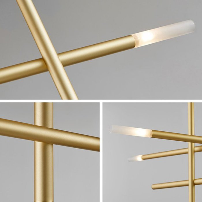 Подвесная люстра TRAVERSE H90 Gold ImperiumLoft