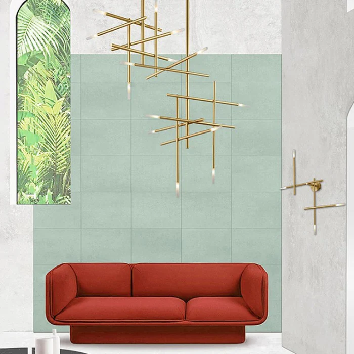 Подвесная люстра TRAVERSE H90 Gold ImperiumLoft