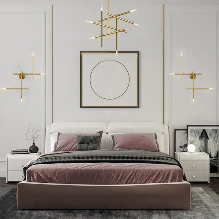 Подвесная люстра TRAVERSE H90 Gold ImperiumLoft