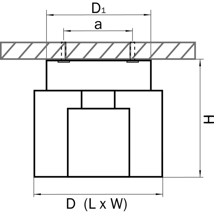 Накладной светильник CUBO LIGHTSTAR 160204