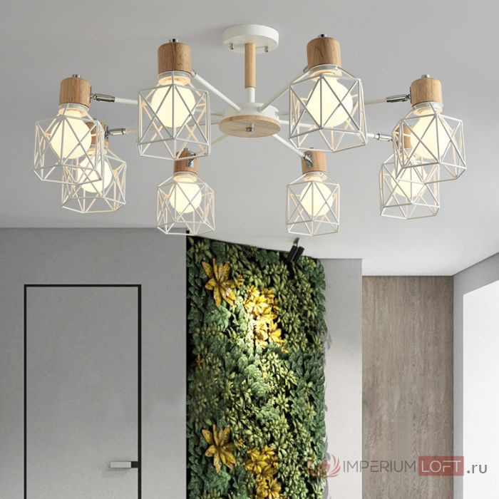 Люстра на штанге CORF B3 Champagne 3 lamps ImperiumLoft 189486-26