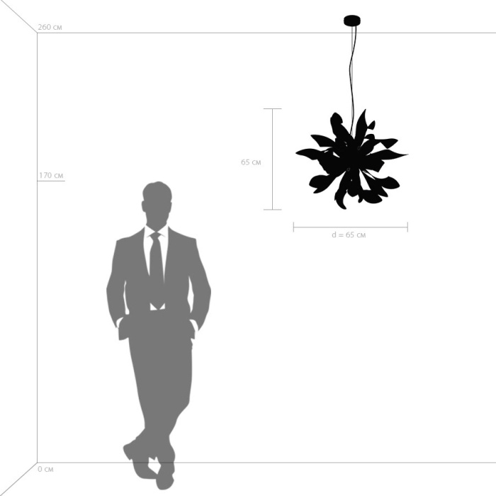 Подвесная люстра TURBIO LIGHTSTAR 754267