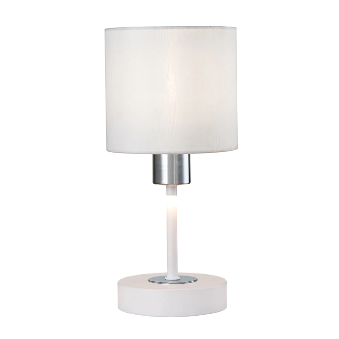 Настольная лампа DENVER ESCADA 1109/1 White/Silver