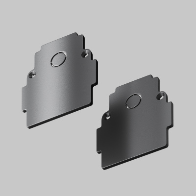 Заглушка торцевая 2шт Gravity встраиваемый черный Maytoni TRA010EC-42B