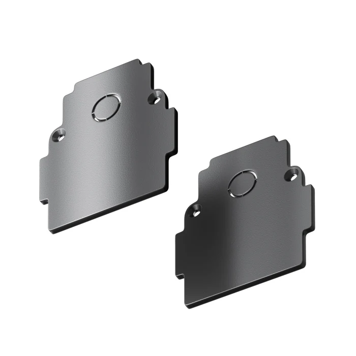 Заглушка торцевая 2шт Gravity встраиваемый черный Maytoni TRA010EC-42B