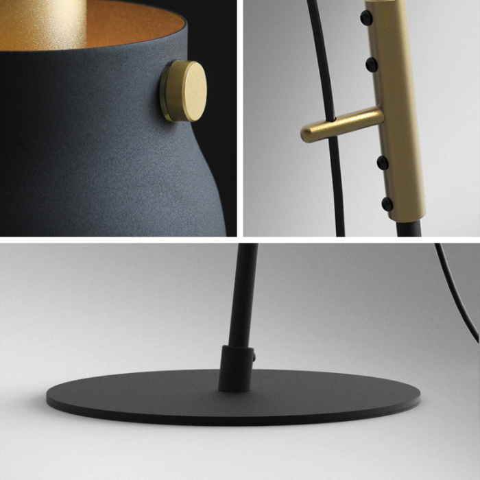 Торшер RAM FLOR Black ImperiumLoft