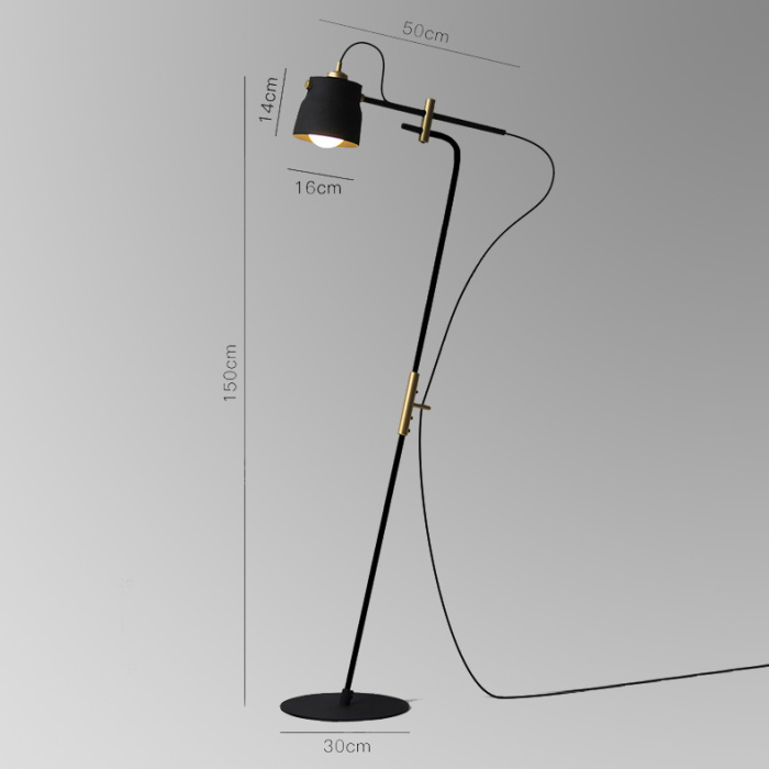 Торшер RAM FLOR Black ImperiumLoft