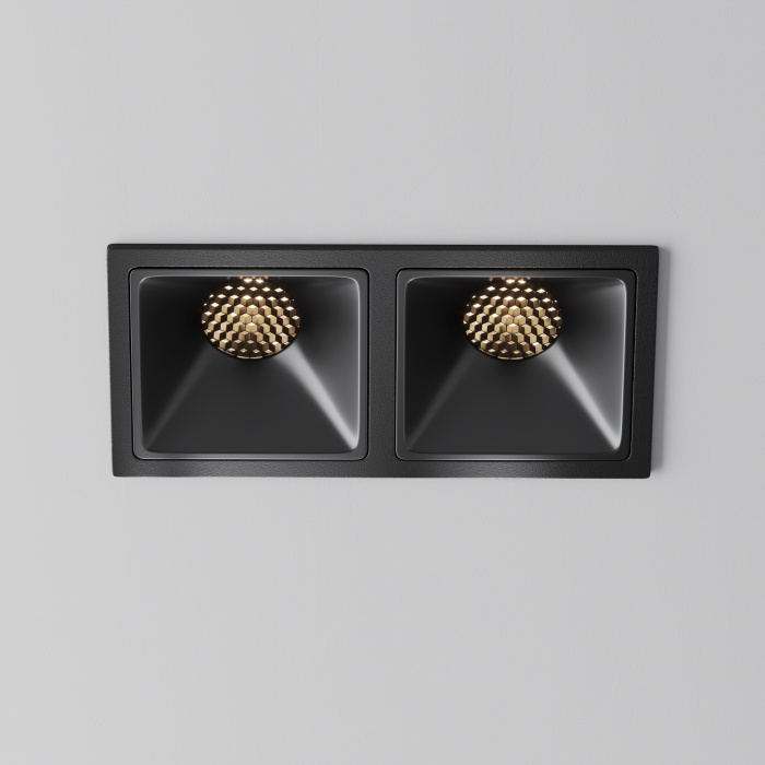 Встраиваемый светильник Maytoni Alfa LED DL043-02-10W3K-SQ-B-1