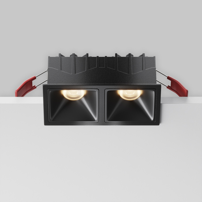 Встраиваемый светильник Maytoni Alfa LED DL043-02-10W3K-SQ-B-1