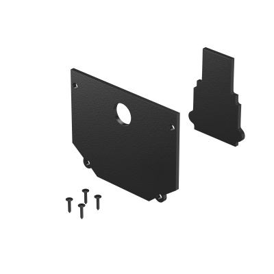 Комплект заглушек к шинопроводу Exility для монтажа в натяжной ПВХ потолок Maytoni TRA034EC-SCH-42B