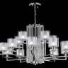 Люстра Crystal Lux NICOLAS SP-PL10+5 NICKEL/WHITE