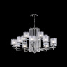 Люстра Crystal Lux NICOLAS SP-PL10+5 NICKEL/WHITE
