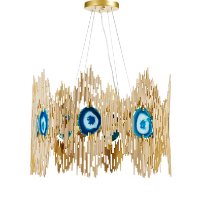 Подвесная люстра Delight Collection Boho 9275P-6 gold